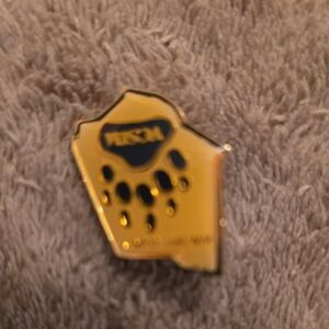 Gold and Black Vespa Pin